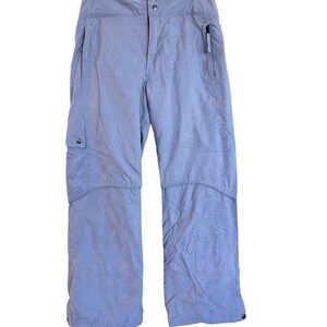 Kemper Snowboard Pants Womens Small Gray Check Plaid Ski Trousers Cabincore Snow